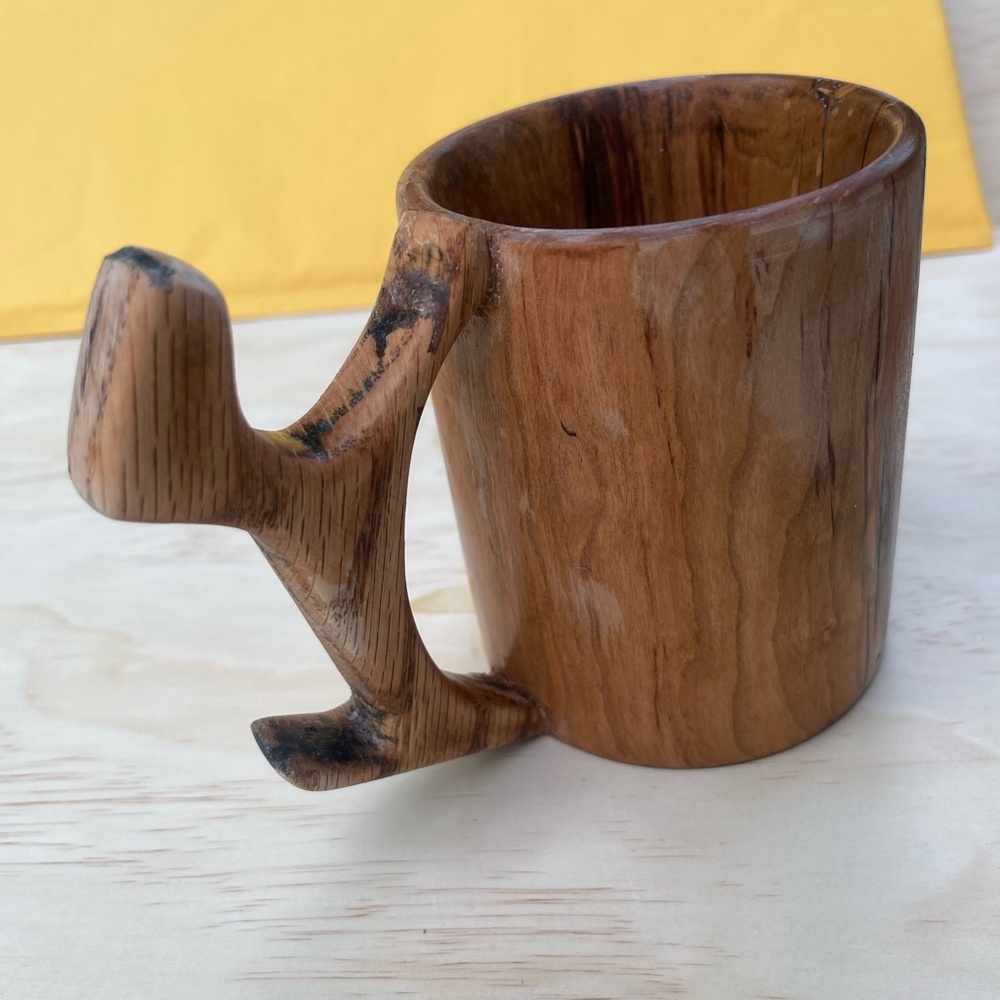 Handcrafted Wooden Mug